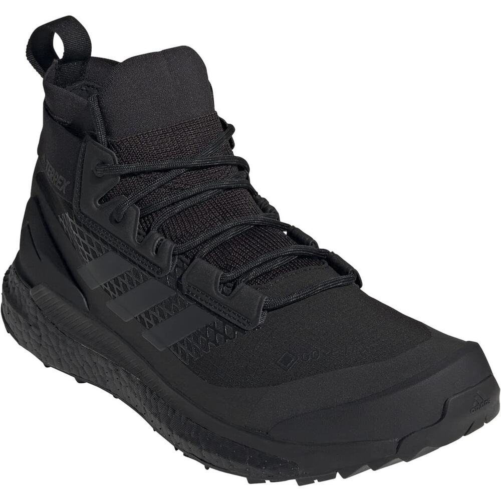 Adidas Mens Terrex Free Hiker GTX Hiking Shoe Black Carbon Size 11.5 High Top